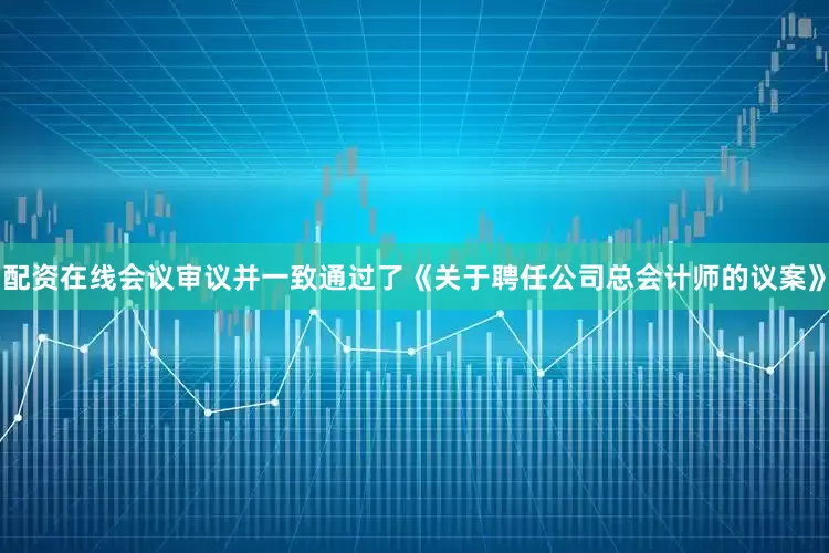 配资在线会议审议并一致通过了《关于聘任公司总会计师的议案》